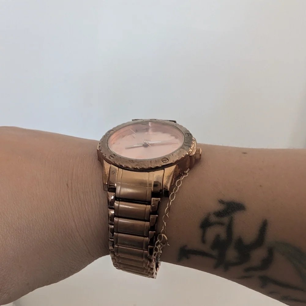 Guess Rose Gold Watch with Rose Gold Dial